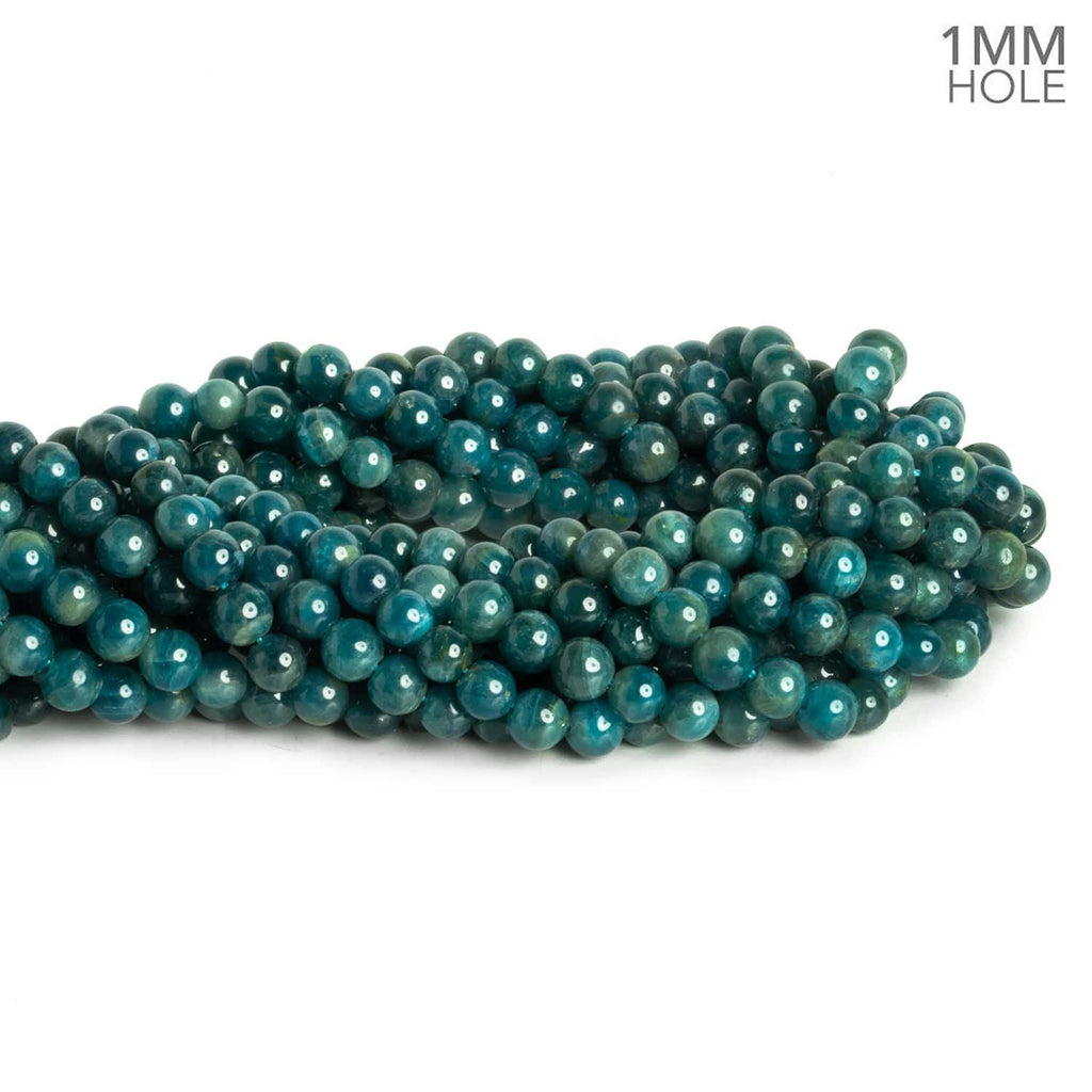 5mm Apatite Plain Rounds 15 inch 70 pieces - The Bead Traders