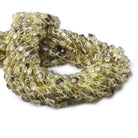 5mm Bi-colored Quartz Beads Faceted Coin Beads, 14 inch, - The Bead Traders