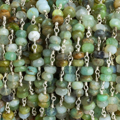 Blue Peruvian Opal Beads