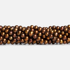 5mm Coffee Baroque Freshwater Pearls 15 inch 95 pieces - The Bead Traders