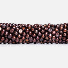 5mm Copper Red Baroque Freshwater Pearls 16 inch 90 pieces - The Bead Traders