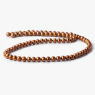 5mm Copper Side Drilled Potato Freshwater Pearls , 15 inch - The Bead Traders