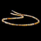 5mm Ethiopian Opal Faceted Rondelle Beads 18 inch 159 pieces - The Bead Traders