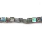 5mm Labradorite Beads Plain Cubes 15 inch 80 pieces - The Bead Traders