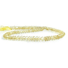 5mm Lemon Quartz Faceted Rondelle Beads 14 inch 115 pieces - The Bead Traders