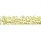 5mm Lemon Quartz Straight Drilled Teardrop Beads 15 inch 80 pieces - The Bead Traders