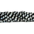 5mm Multi Gemstone Square Heishis 16 inch 200 beads - The Bead Traders