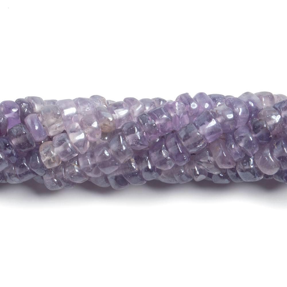 5mm Mystic Amethyst plain rondelle beads 13 inch 130 pieces - The Bead Traders