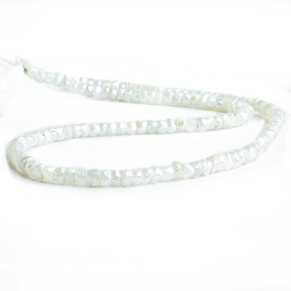 5mm Mystic Prehnite Faceted Rondelle Beads 16 inch 140 pieces - The Bead Traders