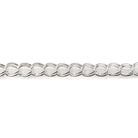 5mm Silver plated Double Link Chain by the Foot - The Bead Traders