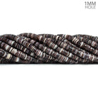5mm Violet Oyster Shell Plain Heishi Beads 16 inch 315 pieces - The Bead Traders