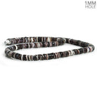 5mm Violet Oyster Shell Plain Heishi Beads 16 inch 315 pieces - The Bead Traders