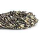 5mm Violet Oyster Shell Plain Heishis 16 inch 200 beads - The Bead Traders
