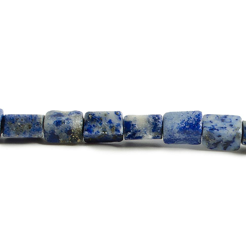 5x3mm-6x4mm Untreated Lapis Lazuli plain rectangle beads 15.5 inch 64 pieces - The Bead Traders