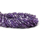 5x3mm - 7x5mm Amethyst Plain Rectangle Beads 50 pcs - The Bead Traders