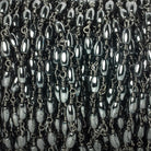 5x3mm Hematite Plain Rice Black Gold Chain by the foot 27 pieces - The Bead Traders