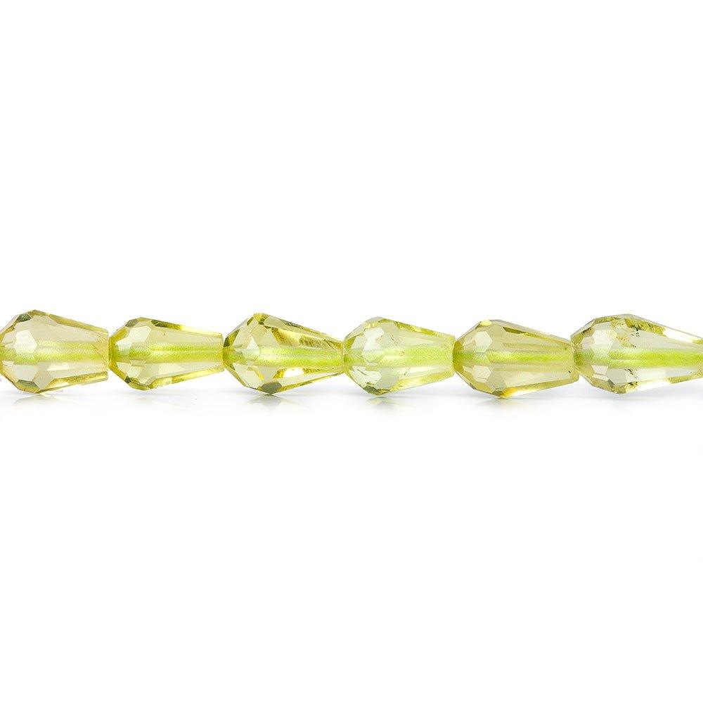 5x4-6x4mm Lemon Quartz Straight Drilled Tear Drops 14.5 inch 60 beads AAA - The Bead Traders