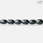 5x4-6x4mm Peacock Blue Large Hole Oval Freshwater Pearls 1.5mm drill hole 15 inch 64 pcs - The Bead Traders