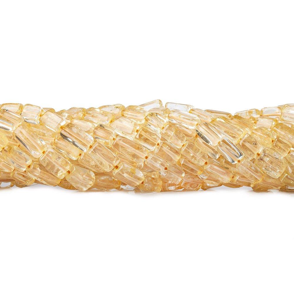5x4-8x5mm Citrine Plain Rectangle Beads 13 inch 50 pieces - The Bead Traders
