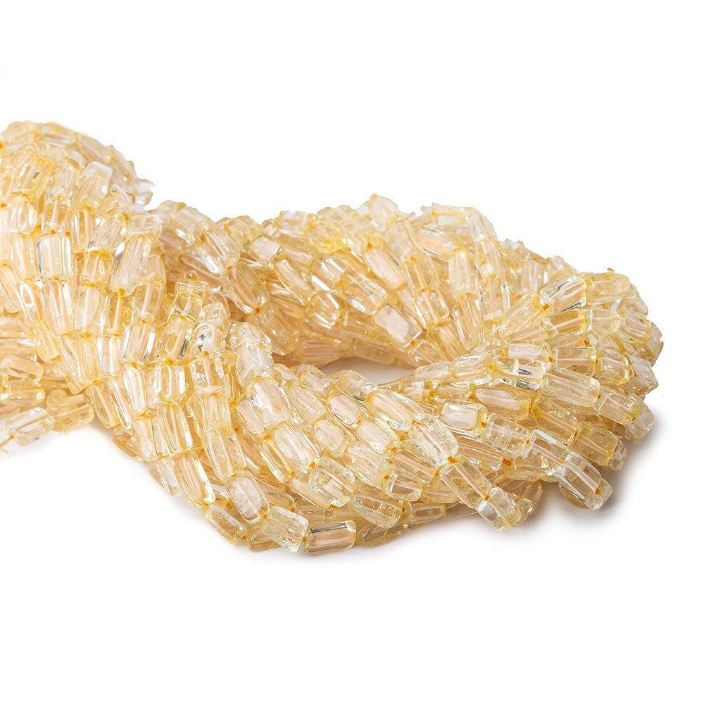 5x4-8x5mm Citrine Plain Rectangle Beads 13 inch 50 pieces - The Bead Traders