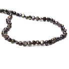 5x4mm Platinum Peacock Baroque Freshwater Pearls 15 inch 90 beads - The Bead Traders