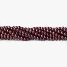 5x4mm Pomegranate Red side drilled Baroque Freshwater Pearl 96 pieces - The Bead Traders