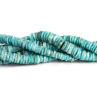 6-11mm Larimar Handcut Heishis 7.5 inch 75 beads - The Bead Traders