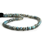 6-7mm Mystic Labradorite faceted rondelle beads 14 inch 93 pieces - The Bead Traders