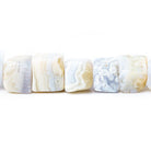 6-8mm Blue Lace Agate Plain Cube Beads 55 pieces - The Bead Traders