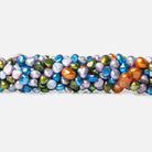 6-8mm Multi Color Baroque Freshwater Pearls 16 inch 73 pieces - The Bead Traders