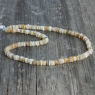 6-8mm Shell Square Heishis 16 inch 160 beads - The Bead Traders