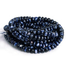 6-8mm Sodalite Plain Rondelles 16 inch 80 beads - The Bead Traders
