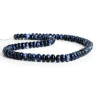 6-8mm Sodalite Plain Rondelles 16 inch 80 beads - The Bead Traders