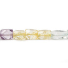 6-9mm Multi Gemstone Faceted Nugget Beads, 14 inch - The Bead Traders