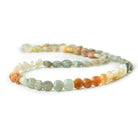 6.5-7mm Multi Color Moonstone Faceted Coin Beads, 15in - 61pcs - The Bead Traders
