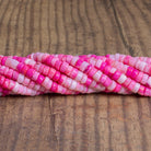 6.5-7mm Neon Pink Opal Plain Heishis 16 inch 105 beads - The Bead Traders