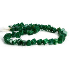 6.5-8mm Aventurine Corner Drilled Cubes 12 inch 45 beads - The Bead Traders