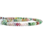 6.5mm Afghani Tourmaline Plain Rondelle Beads 18 inch 120 pcs - The Bead Traders
