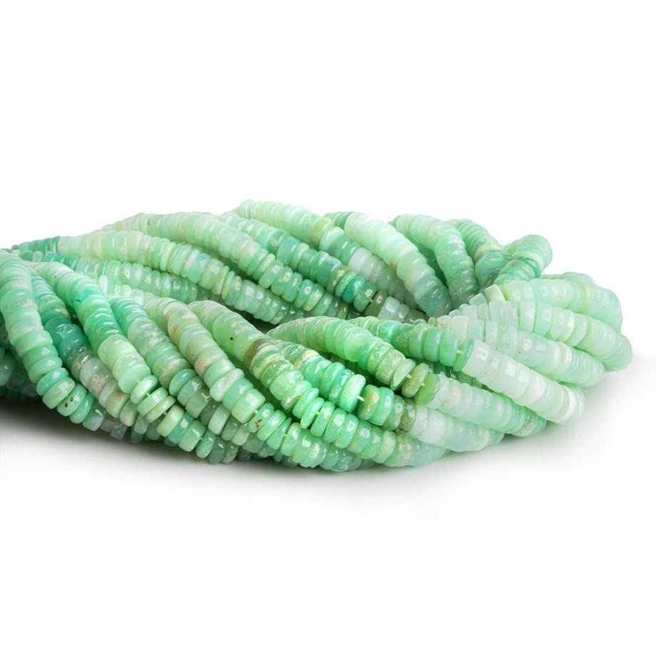 6.5mm Chrysoprase Plain Heishi Beads 16 inch 160 pieces – The Bead Traders