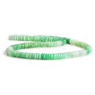 6.5mm Chrysoprase Plain Heishi Beads 16 inch 160 pieces - The Bead Traders