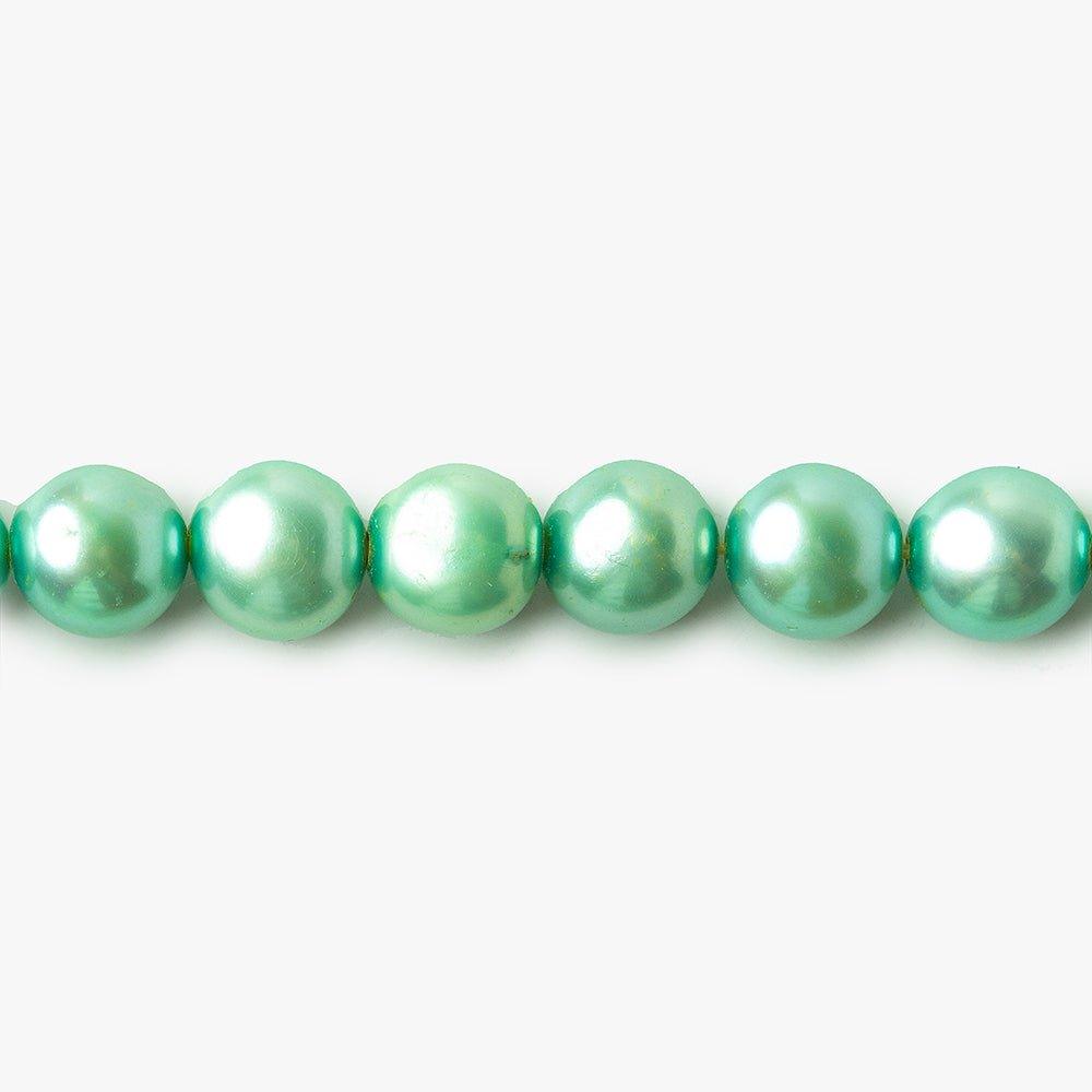 7mm Hunter Green Freshwater Pearls-0635-64