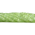 6.5mm Prehnite Plain Heishi Beads 16 inch 170 pieces - The Bead Traders