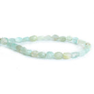6.5x5.5mm-8x6.5mm Frosted Multi Color Beryl Plain Nugget Beads 7.5 inch 25 pieces - The Bead Traders