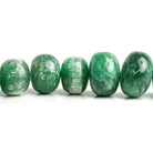 6mm-13mm Aventurine Plain Rondelle Beads 18 inch 85 pieces - The Bead Traders