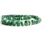 6mm-13mm Aventurine Plain Rondelle Beads 18 inch 85 pieces - The Bead Traders