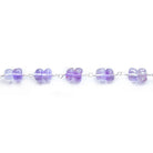 6mm-6.5mm Amethyst Double Plain Rondelle Silver Chain by the Foot 42 pieces - The Bead Traders
