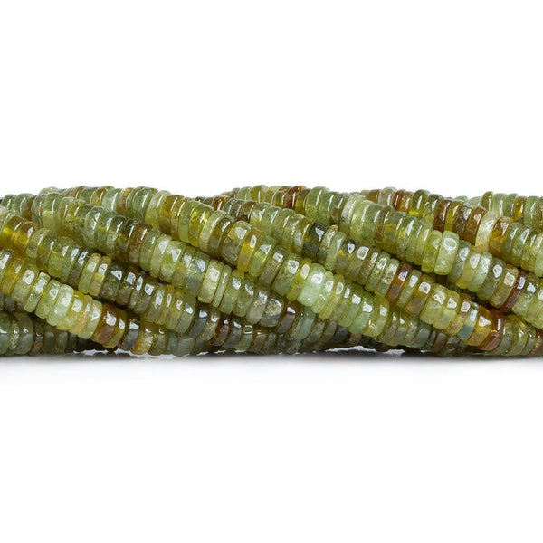6mm-7mm Grossular Garnet Heishi Beads 16 inch 200 pieces