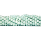 6mm Amazonite Plain Round Beads 15 inch 69 pieces - The Bead Traders