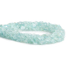 6mm Aquamarine Faceted Beveled Oval Beads, 14 inch - The Bead Traders