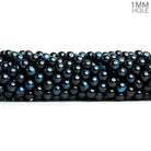 6mm Blue Tiger's Eye Plain Rounds 15 inch 65 beads - The Bead Traders